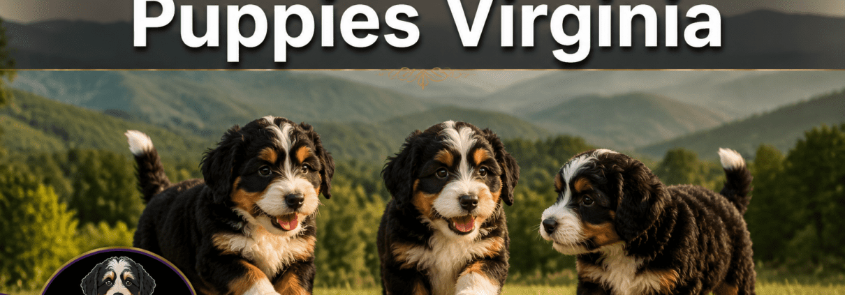 Mini Bernedoodle puppies Virginia