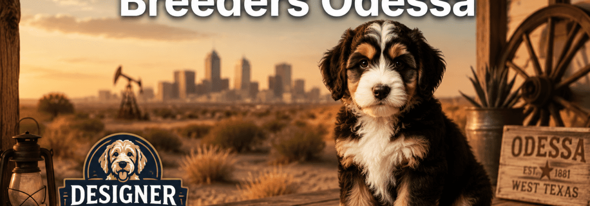 Miniature Bernedoodle breeders Odessa