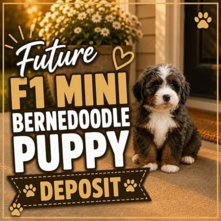 f1 mini bernedoodle puppies