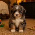 mini bernedoodle puppy