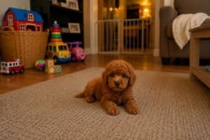 micro mini goldendoodle puppy