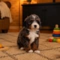 mini bernedoodle puppy for sale