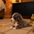 mini bernedoodle puppy